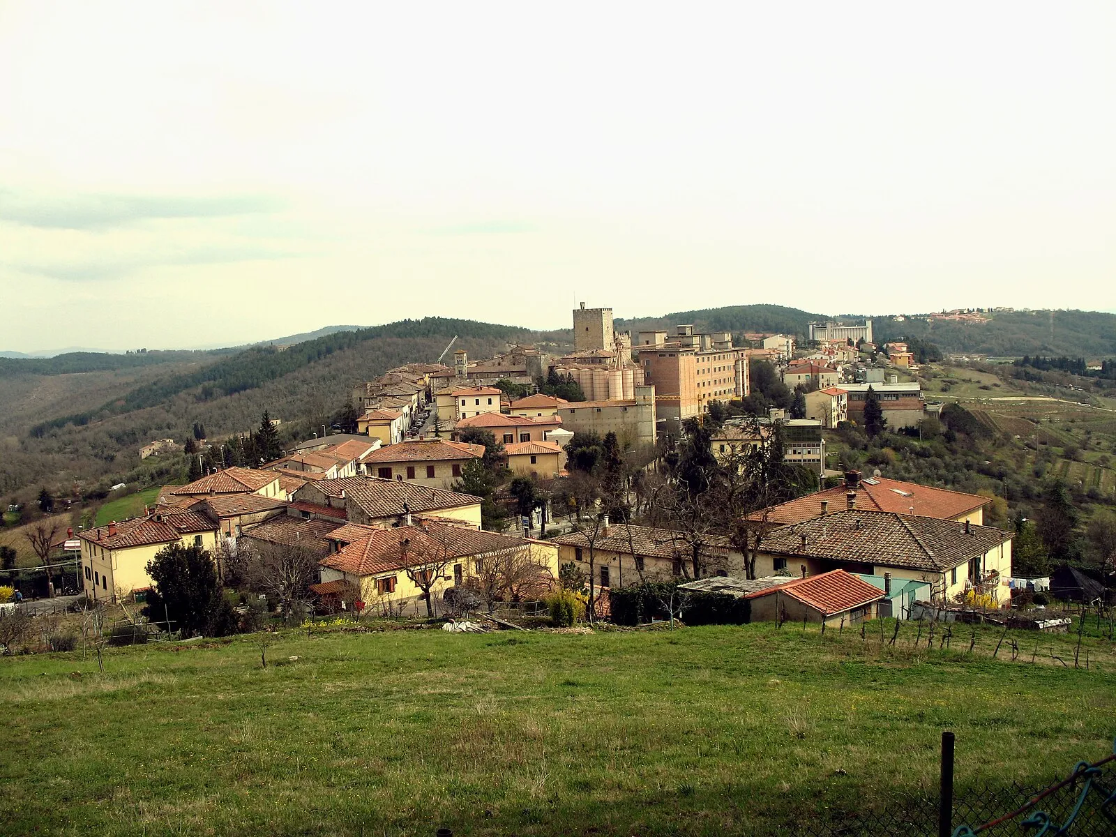 Vista di Castellina in Chianti
